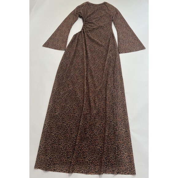 Kulani Kinis Long Sleeve Cut Out Dress in Kosmic Kat - Picture 7 of 7